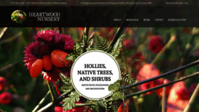 What Heartwoodnurseryinc.com website looked like in 2019 (4 years ago)