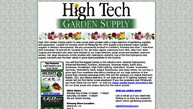 What Hightechgarden.com website looked like in 2019 (4 years ago)