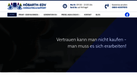 What Hoebarth-edv.at website looked like in 2019 (4 years ago)