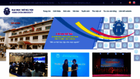 What Hou.edu.vn website looked like in 2019 (4 years ago)