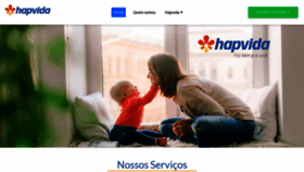 What Hapvida.med.br website looked like in 2019 (4 years ago)