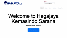What Hagajaya.co.id website looked like in 2019 (4 years ago)