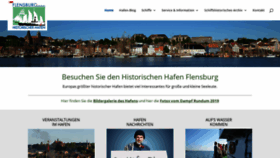 What Historischer-hafen-flensburg.de website looked like in 2019 (4 years ago)