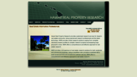 What Hawaiiresearch.com website looked like in 2019 (4 years ago)