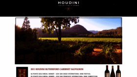 What Houdiniwines.com website looked like in 2019 (4 years ago)
