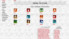 What Horoscope-daily-free.net website looked like in 2019 (4 years ago)