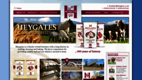 What Heygatesfeeds.co.uk website looked like in 2019 (4 years ago)
