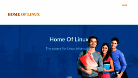 What Home-of-linux.org website looked like in 2019 (4 years ago)