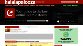 What Halalapalooza.com website looked like in 2019 (4 years ago)