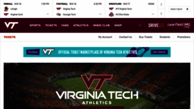 What Hokietickets.com website looked like in 2019 (4 years ago)