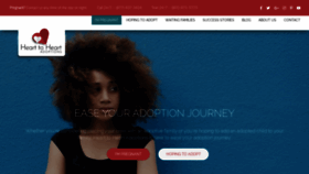 What Hearttoheartadopt.com website looked like in 2019 (4 years ago)