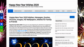 What Happynewyearwishes2020s.com website looked like in 2019 (4 years ago)