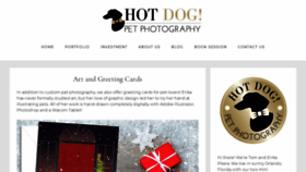 What Hotdogpetart.com website looked like in 2019 (4 years ago)
