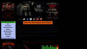 What Hauntedillinois.com website looked like in 2019 (4 years ago)