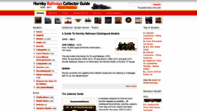 What Hornbyguide.com website looked like in 2019 (4 years ago)