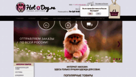 What Hot4dog.ru website looked like in 2019 (4 years ago)