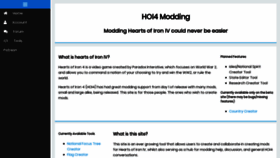 What Hoi4modding.com website looked like in 2019 (4 years ago)