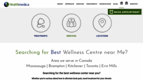 What Healthmedica.ca website looked like in 2019 (4 years ago)