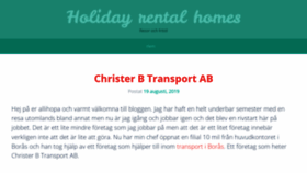 What Holiday-rental-homes.se website looked like in 2019 (4 years ago)