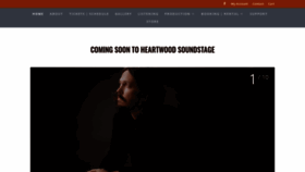 What Heartwoodsoundstage.com website looked like in 2019 (4 years ago)