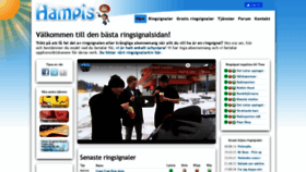 What Hampis.se website looked like in 2019 (4 years ago)