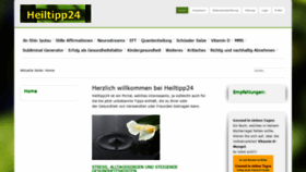 What Heiltipp24.de website looked like in 2019 (4 years ago)