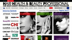 What Hairhealthandbeautyprofessional.com.au website looked like in 2019 (4 years ago)