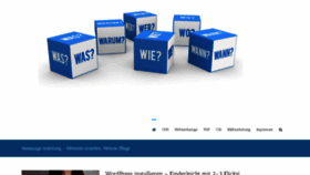 What Homepage-anleitung.de website looked like in 2019 (4 years ago)