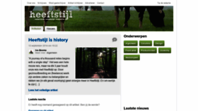 What Heeftstijl.nl website looked like in 2019 (4 years ago)