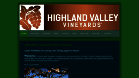 What Highlandvalleyvineyards.com website looked like in 2019 (4 years ago)