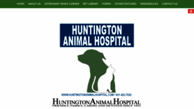 What Huntingtonanimalhospital.com website looked like in 2019 (4 years ago)
