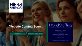 What Hibridstaffing.com website looked like in 2019 (4 years ago)