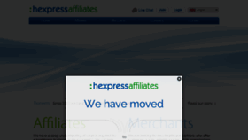 What Hexpressaffiliates.com website looked like in 2019 (4 years ago)