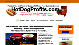 What Hotdogprofits.com website looked like in 2019 (4 years ago)