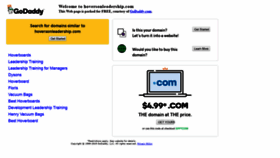 What Hoversonleadership.com website looked like in 2019 (4 years ago)
