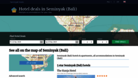 What Hotels-seminyak.com website looked like in 2019 (4 years ago)