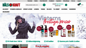 What Halsokraft.se website looked like in 2019 (5 years ago)