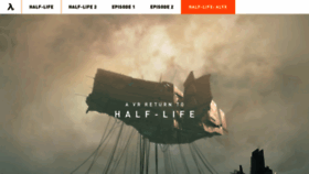 What Half-life.com website looked like in 2019 (4 years ago)