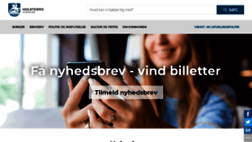 What Holstebro.dk website looked like in 2019 (4 years ago)