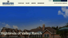 What Highlandsofvalleyranch.com website looked like in 2019 (4 years ago)