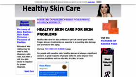What Healthy-skincare.com website looked like in 2019 (4 years ago)