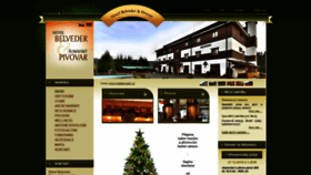 What Hotelbelveder.cz website looked like in 2019 (4 years ago)