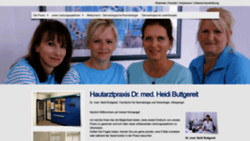 What Hautarztpraxis-buttgereit.de website looked like in 2019 (4 years ago)