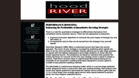 What Hoodriverresearch.com website looked like in 2019 (4 years ago)