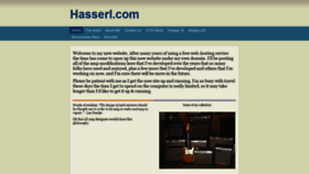 What Hasserl.com website looked like in 2019 (4 years ago)