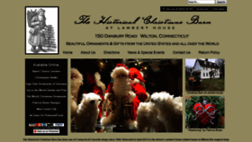 What Historicalchristmasbarn.com website looked like in 2019 (4 years ago)