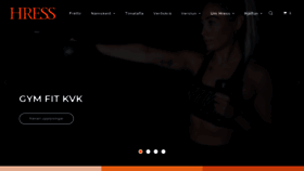 What Hress.is website looked like in 2019 (5 years ago)