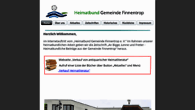 What Heimatbund-finnentrop.de website looked like in 2019 (4 years ago)
