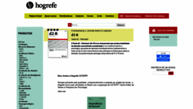 What Hogrefe.com.br website looked like in 2019 (4 years ago)