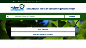 What Huizenklimaatbewust.nl website looked like in 2019 (4 years ago)